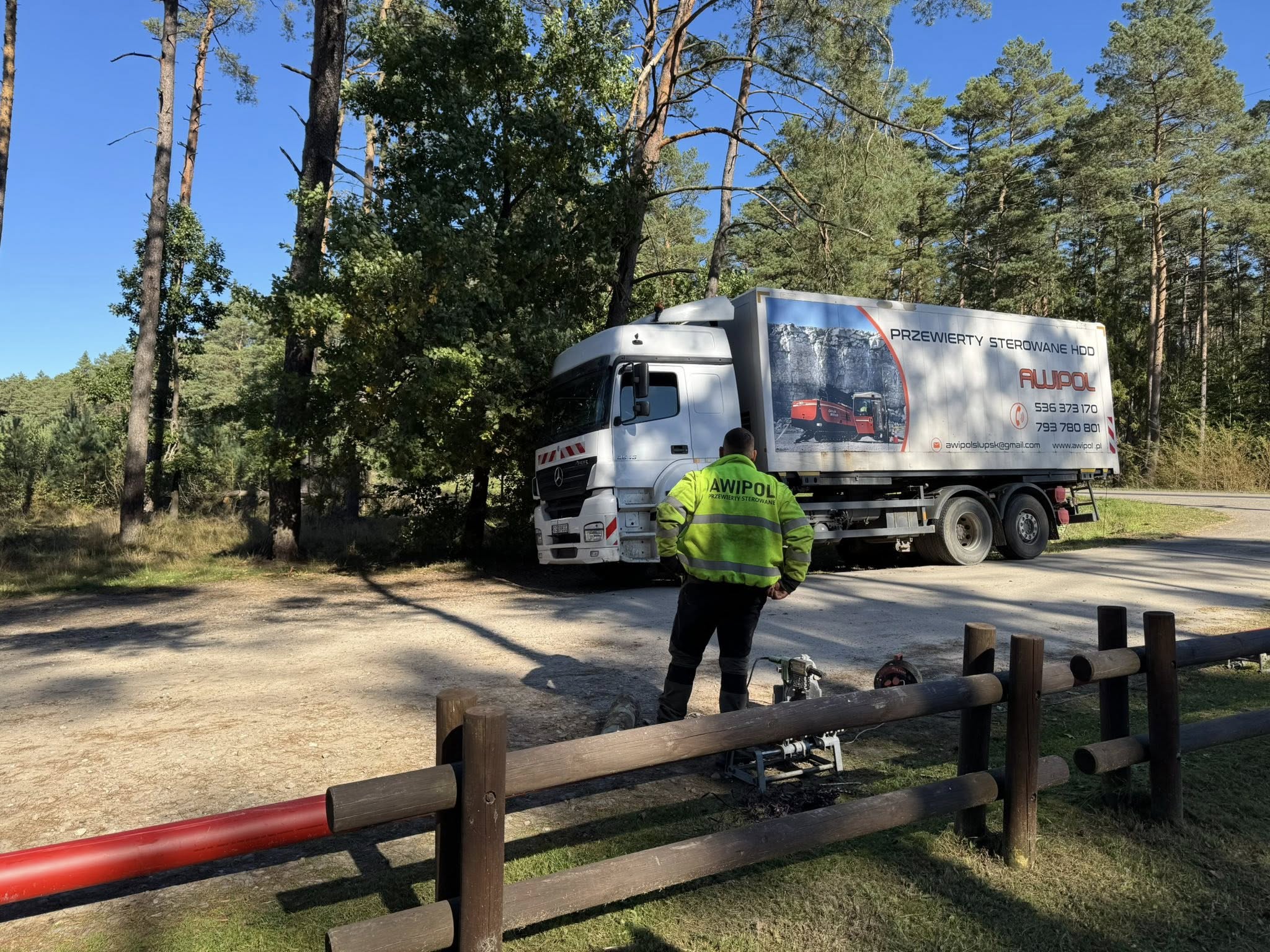 Realizacja przewiertu HDD – AWIPOL