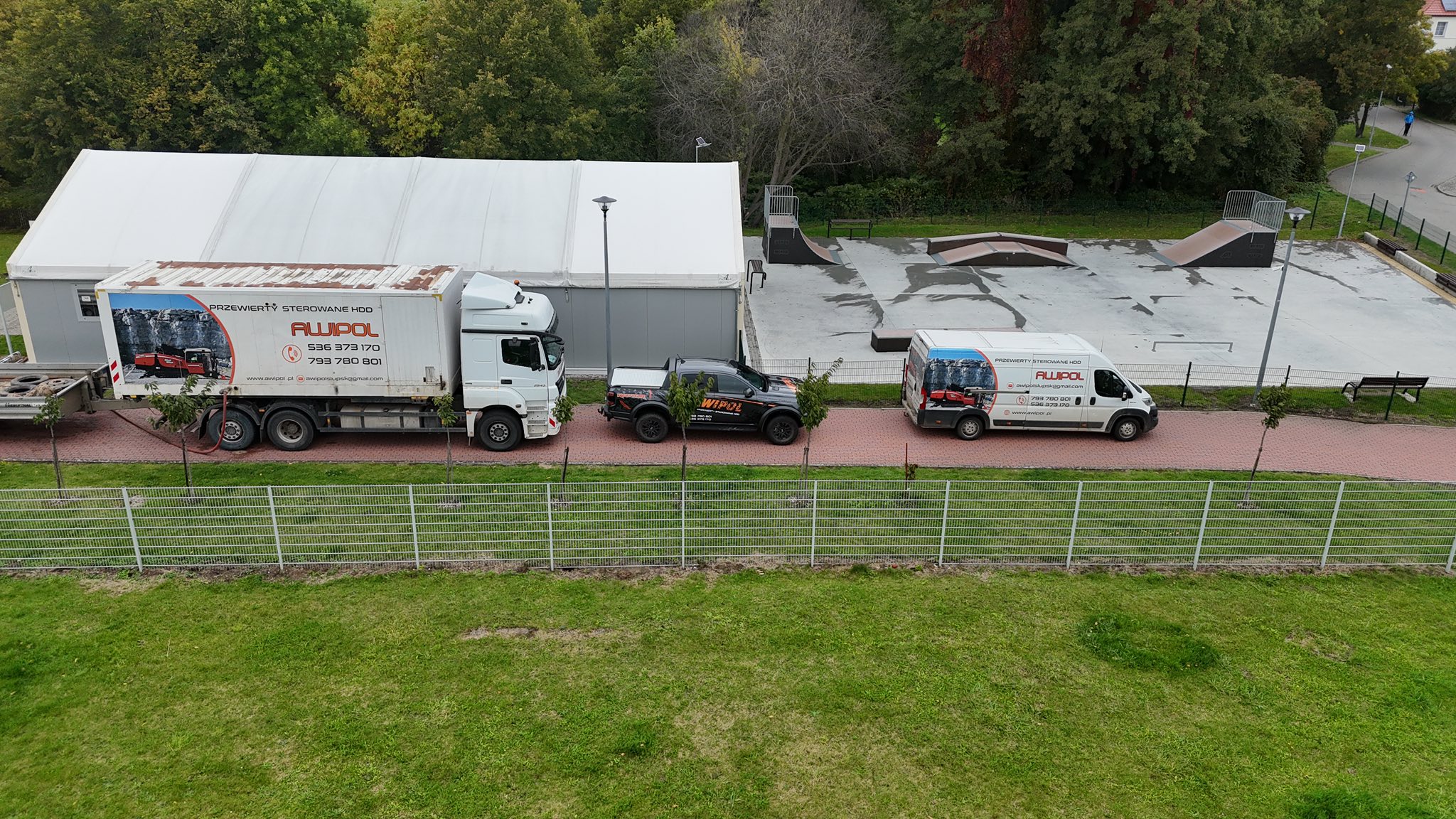 Przewiert pod drogą – AWIPOL