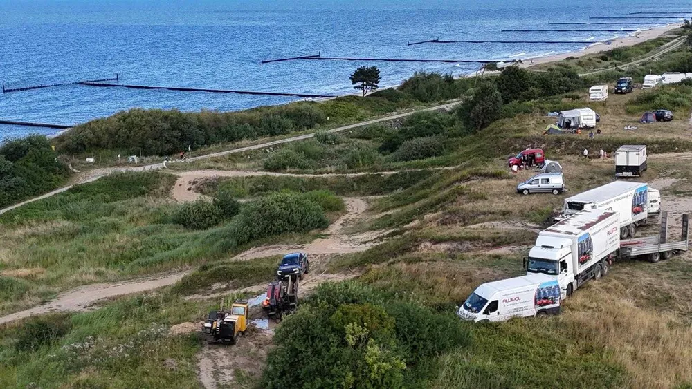 Przewierty sterowane HDD – widok z drona